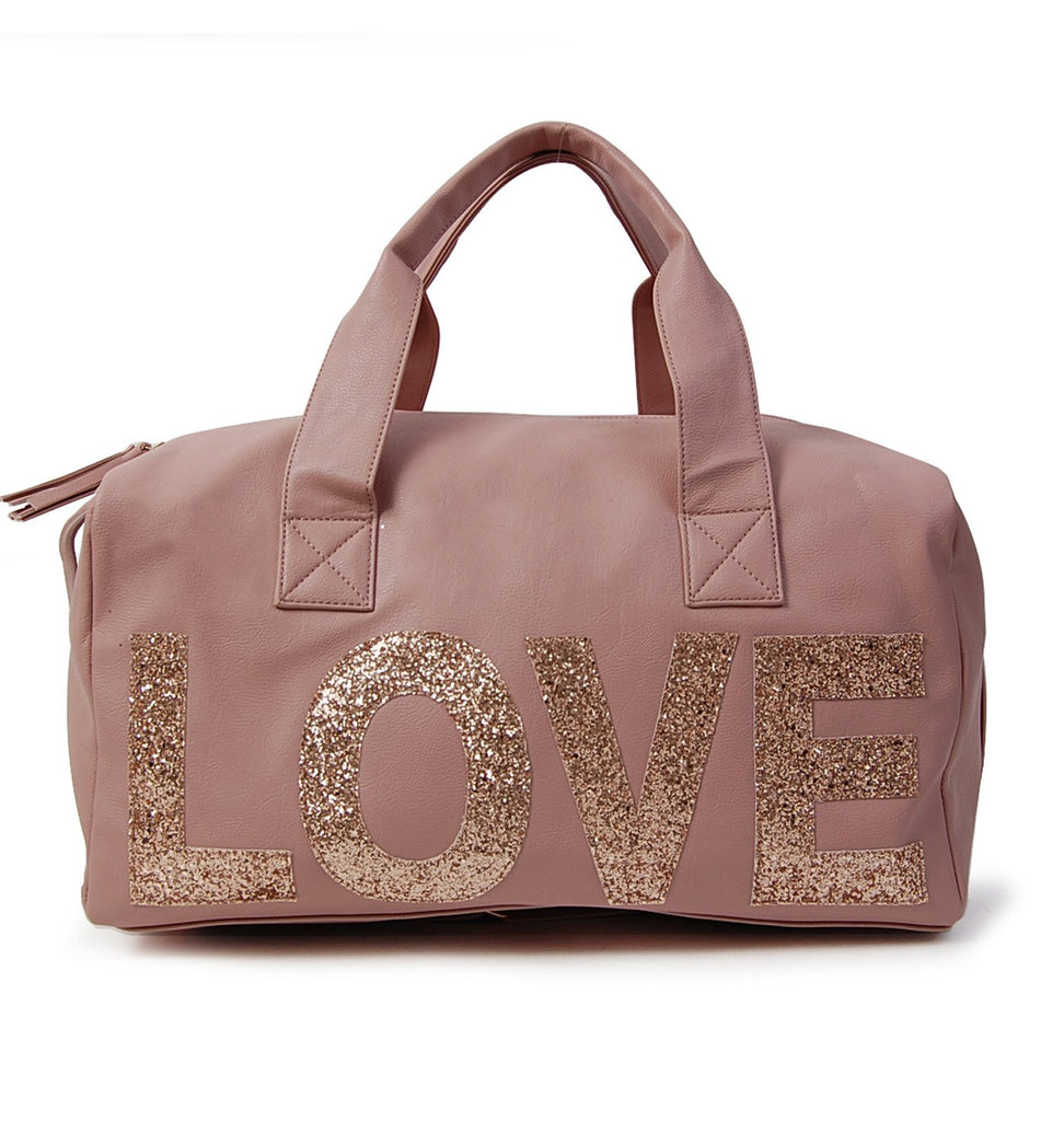 OMG ACCESSORIES GLITTER LOVE WEEKENDER - BDUF15