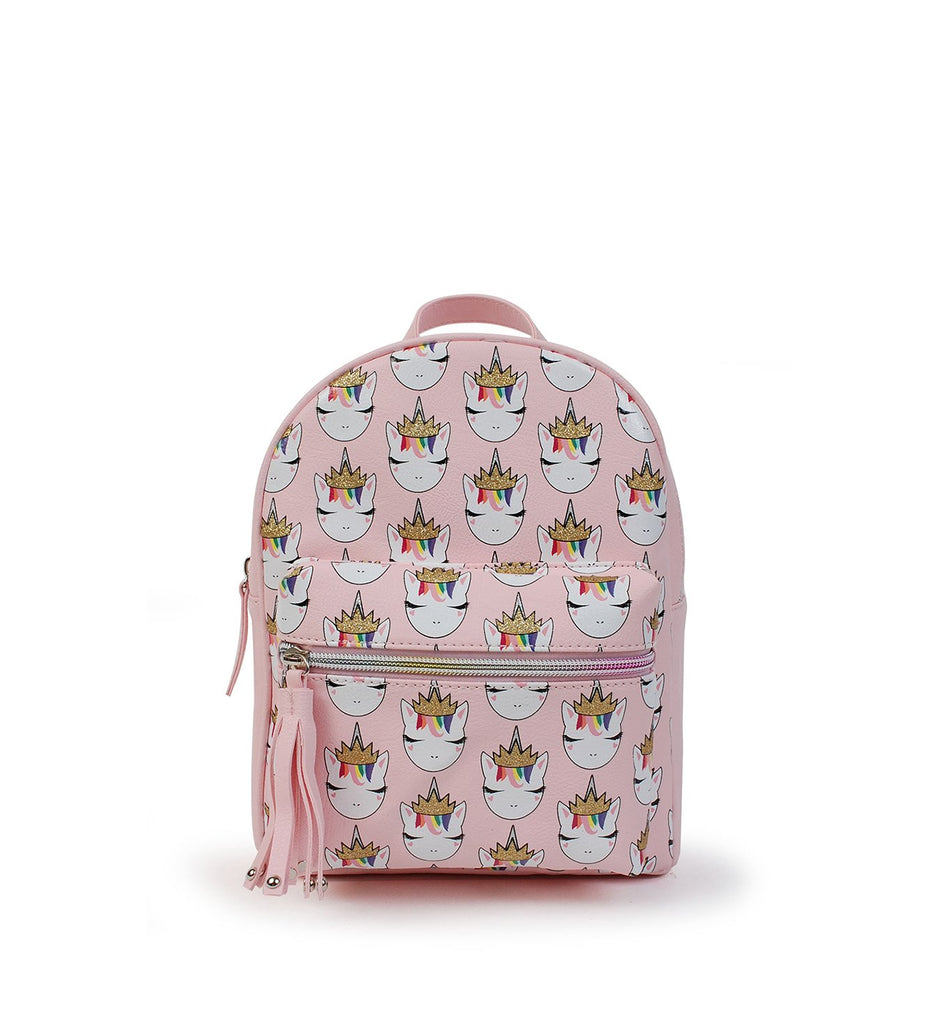 OMG ACCESSORIES QUEEN GROOVY GWEN PRINTED MINI BACKPACK CLP101