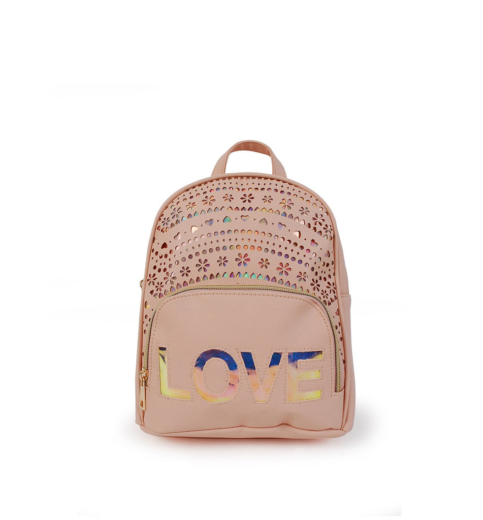 PERFORATED LOVE MINI BACKPACK