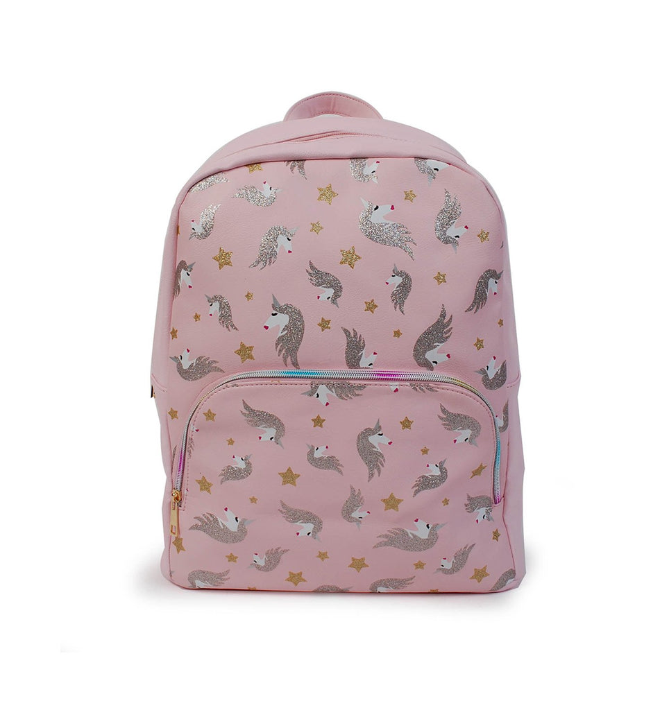 Full Size Glitter Print Unicorn Daze Backpack