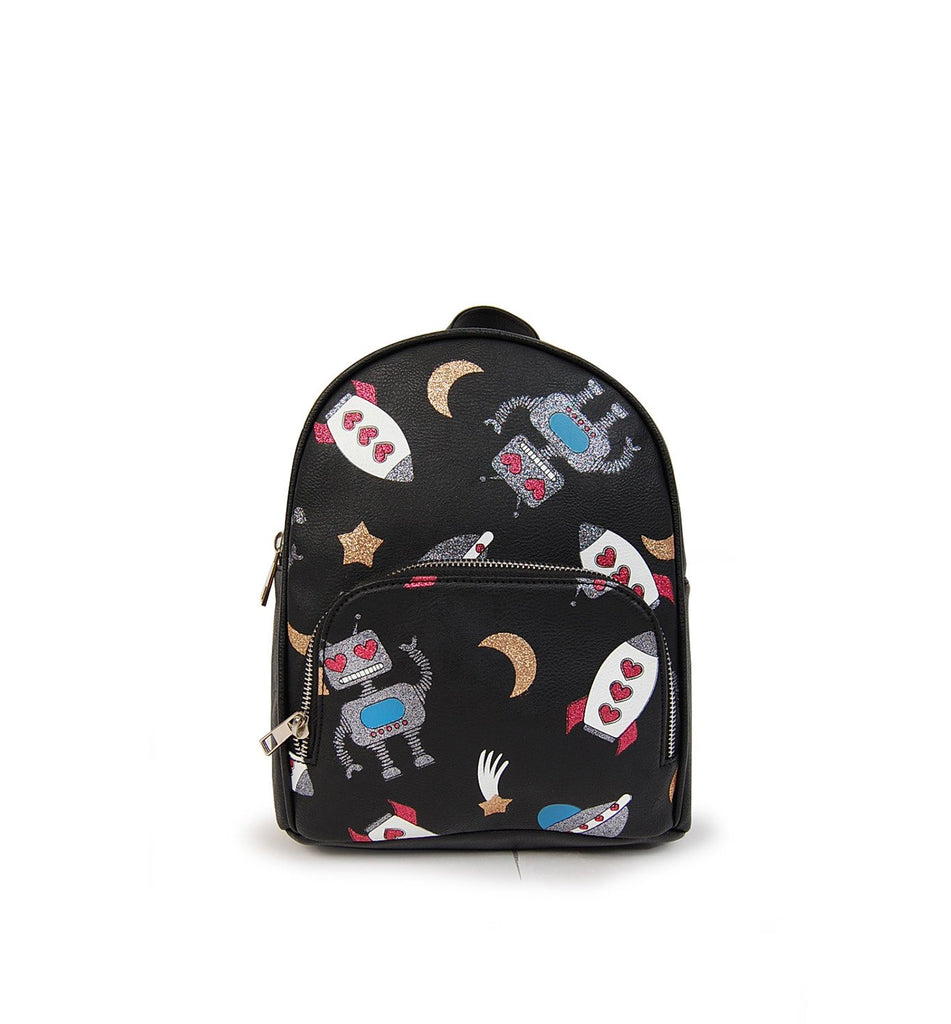 SPACE ROBOT PRINTED DOME MINI BACKPACK