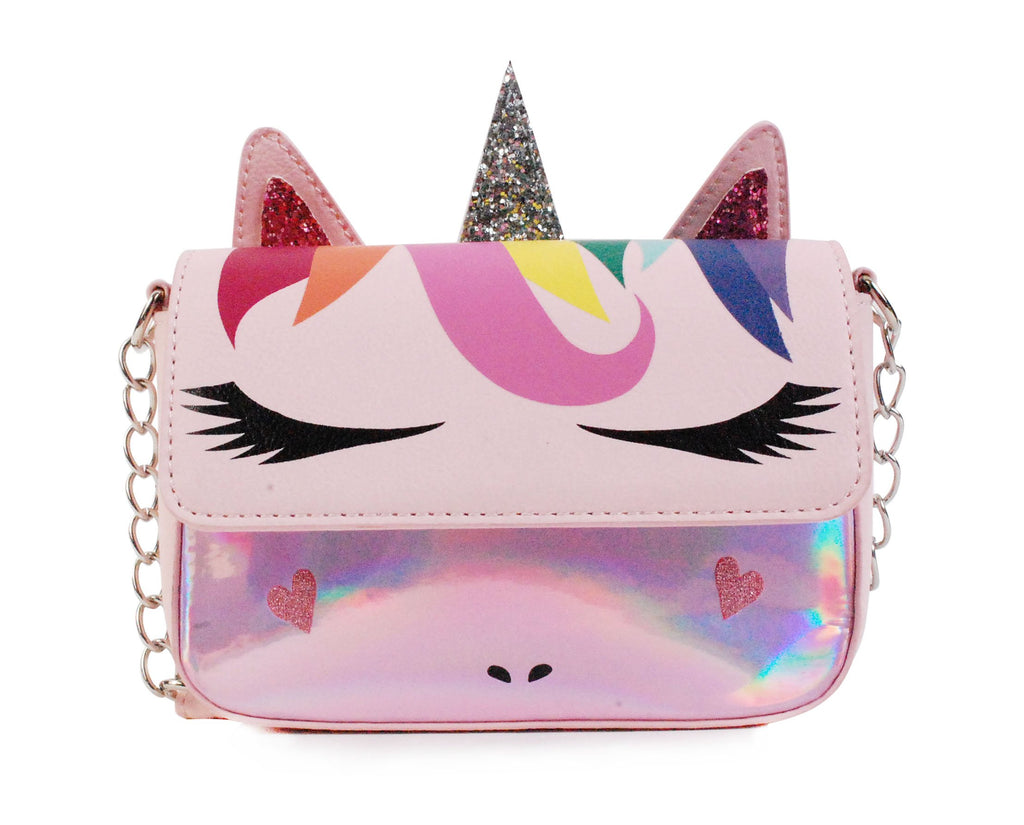 RAINBOW HOLOGRAPHIC MISS GWEN CROSSBODY