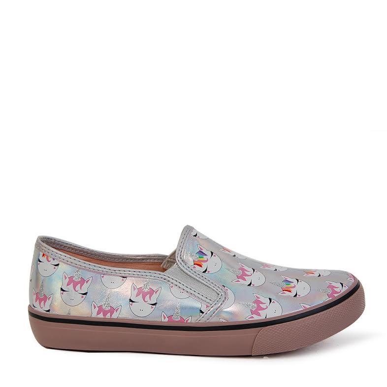 UNICORN PATTERN SLIP ON SNEAKER